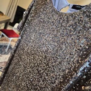 Cable & Gauge Sparkling Sequin Top